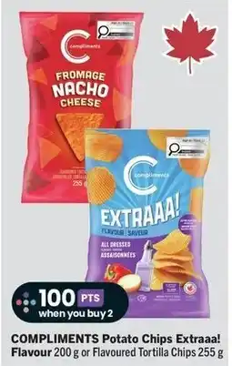 IGA Compliments potato chips extraaa! flavour offer