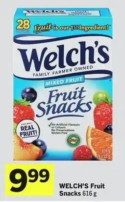 IGA Welch's fruit snacks offer