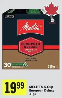 IGA Melitta k-cup european deluxe offer