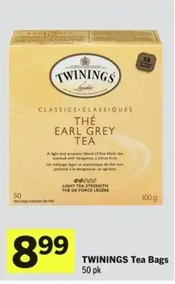 IGA Twinings tea bags offer