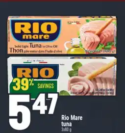 Marché Adonis Rio Mare tuna offer