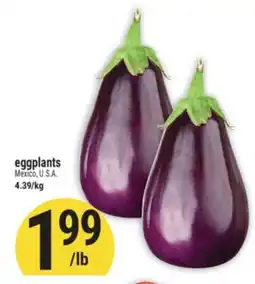 Marché Adonis eggplants offer