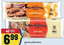 Marché Adonis Armstrong cheddar cheese offer