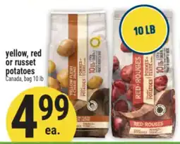 Marché Adonis YELLOW, RED OR RUSSET POTATOES offer