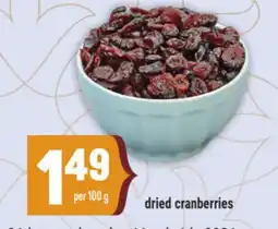 Marché Adonis DRIED CRANBERRIES offer