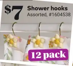 Giant Tiger Shower hooks offer