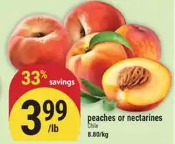 Marché Adonis PEACHES OR NECTARINES offer