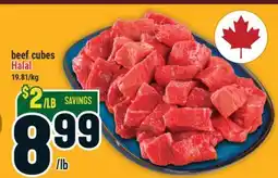 Marché Adonis Beef cubes offer