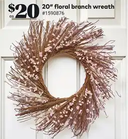 Giant Tiger 20 floral branch wreath offer
