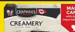Giant Tiger Chapman's Creamery Ice cream offer