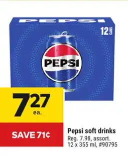 Giant Tiger Pepsi soft drinks offer