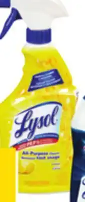 Giant Tiger Lysol Cleaning Products offer