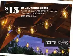 Giant Tiger 10 LED string lights offer