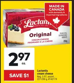 Giant Tiger Lactantia Cream Cheese offer