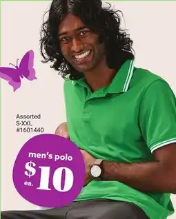 Giant Tiger men's polo offer