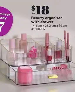 Giant Tiger Beauty organizer with drawer offer