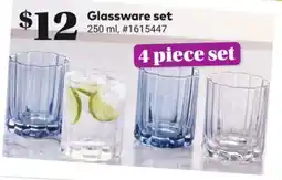 Giant Tiger Glassware set offer