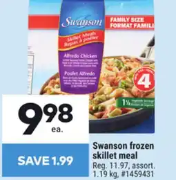 Giant Tiger Swanson frozen skillet meal offer