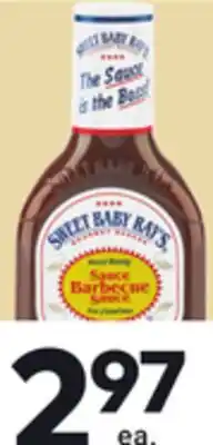 Giant Tiger Sweet Baby Ray's barbecue sauce offer