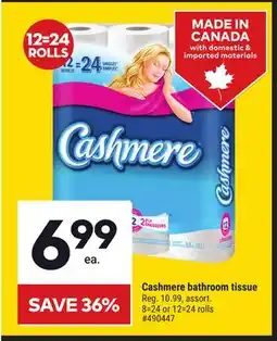 Giant Tiger Cashmere Bathroom Tissue offer