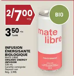 Rachelle-Bery Grocery MATE LIBRE ORGANIC ENERGY INFUSION offer