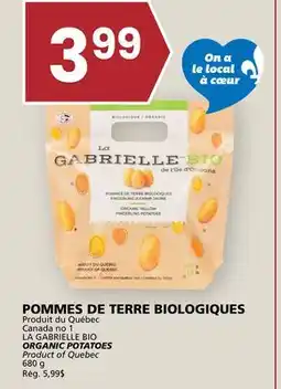 Rachelle-Bery Grocery LA GABRIELLE BIO ORGANIC POTATOES offer