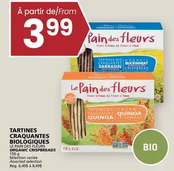 Rachelle-Bery Grocery LE PAIN DES FLEURS ORGANIC CRISPBREADS offer