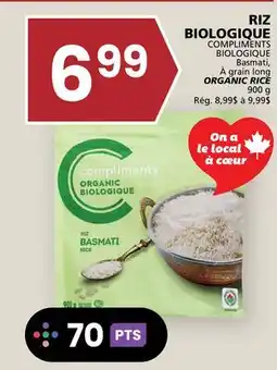 Rachelle-Bery Grocery COMPLIMENTS BIOLOGIQUE grain long ORGANIC RICE offer