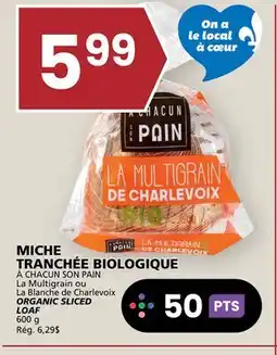 Rachelle-Bery Grocery À CHACUN SON PAIN ORGANIC SLICED LOAF offer