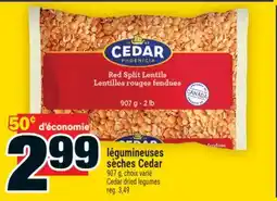 Super C Légumineuses sèches Cedar | Cedar dried legumes offer