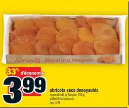 Super C abricots secs denoyautés | pitted dried apricots offer