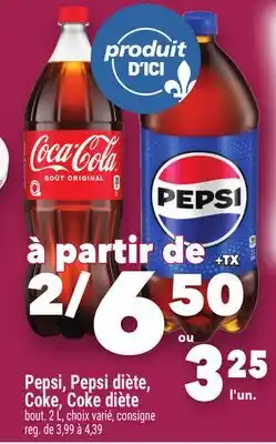 Marche Ami Pepsi, Pepsidiète, Coke, Cokediète offer