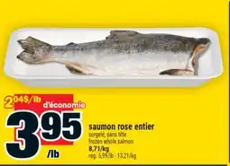 Super C Saumon rose entier | frozen whole salmon offer