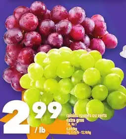 Marche Ami Raisins rouges ou verts extra gros offer