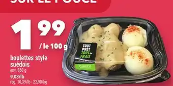 Marche Ami Boulettes style suédois offer