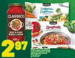 Marché Richelieu SAUCE POUR PÂTES CLASSICO | CLASSICO PASTA SAUCE CLASSICO offer