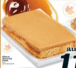 Marché Richelieu GÂTEAU AU SUCRE & SIROP D'ÉRABLE| SUGAR & MAPLE SYRUP CAKE offer