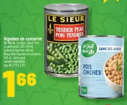 Marché Richelieu LÉGUMES EN CONSERVE | CANNED VEGETABLES offer