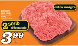 Marché Richelieu PORC HACHÉ EXTRA-MAIGRE | EXTRA LEAN GROUND PORK offer