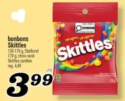 Marché Richelieu BONBONS SKITTLES | SKITTLES CANDIES offer