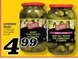 Marché Richelieu CORNICHONS STRUB'S | STRUB'S PICKLES offer
