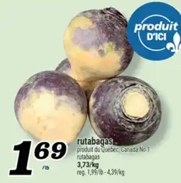 Marché Richelieu RUTABAGAS | RUTABAGAS offer