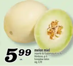 Marché Richelieu MELON MIEL | HONEYDEW MELON offer