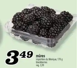 Marché Richelieu MÛRES | BLACKBERRIES offer
