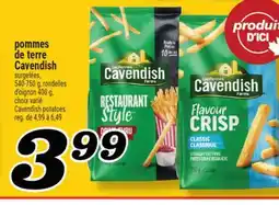 Marché Richelieu POMMES DE TERRE CAVENDISH LES FERMES | CAVENDISH FARMS POTATOES offer