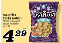 Marché Richelieu CROUSTILLES TORTILLA TOSTITOS | TOSTITOS TORTILLA CHIPS offer