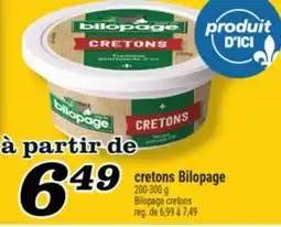 Marché Richelieu CRETONS BILOPAGE | BILOPAGE CRETONS offer