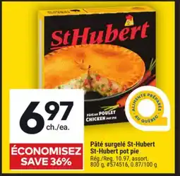 Giant Tiger St-Hubert pot pie offer