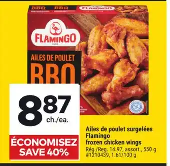 Giant Tiger Flamingo frozen chicken wings offer