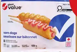 Giant Tiger Great Value Corn Dogs offer